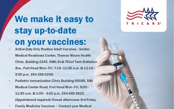 Protecting the Force, One Vaccine at a Time: CRDAMC Highlights Importance of Immunizations