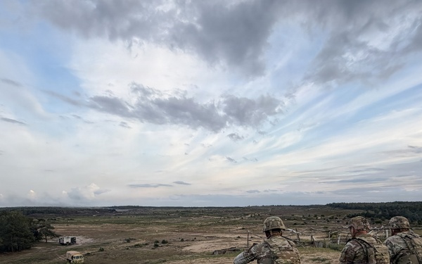 Gunners conduct Artillery Table XII at FOS Torun