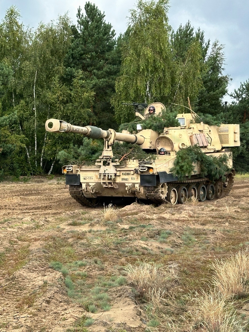 Gunners conduct Artillery Table XII at FOS Torun
