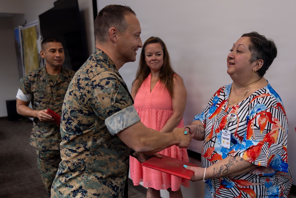 MCAS Cherry Point Civilian Leadership Program awards ceremony