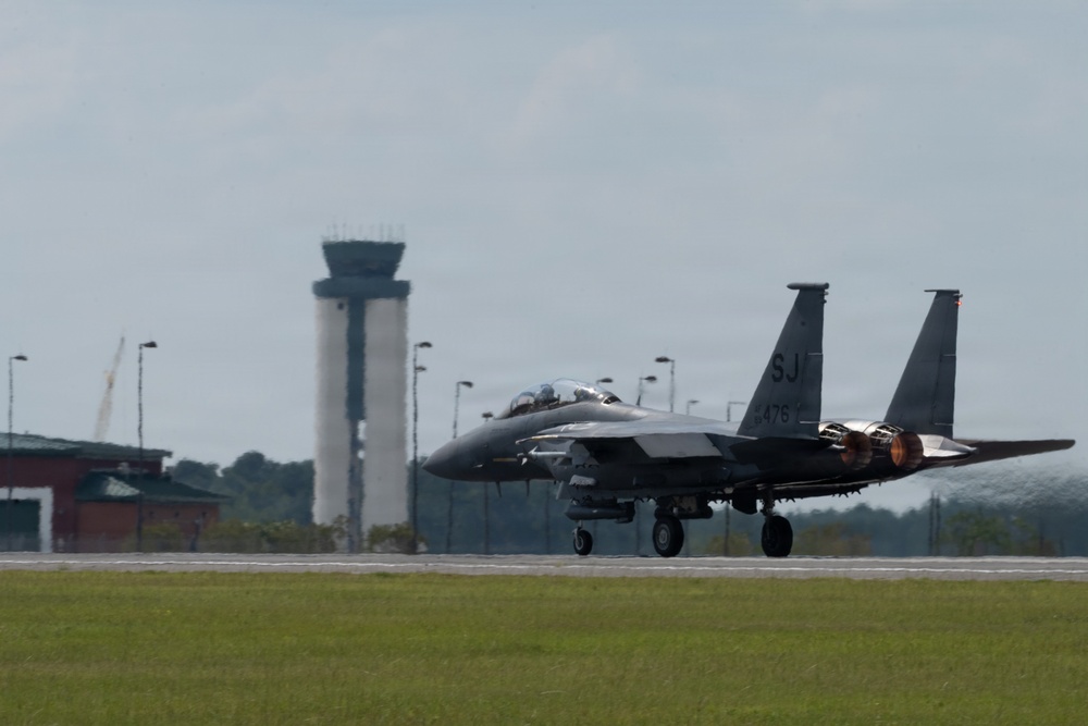 4th Fighter Wing Temporarily Relocates Flight Operations to Savannah