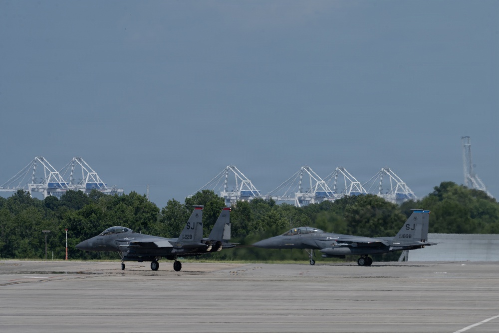4th Fighter Wing Temporarily Relocates Flight Operations to Savannah