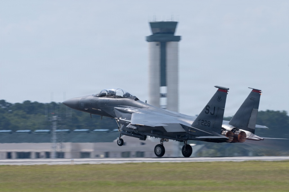 4th Fighter Wing Temporarily Relocates Flight Operations to Savannah