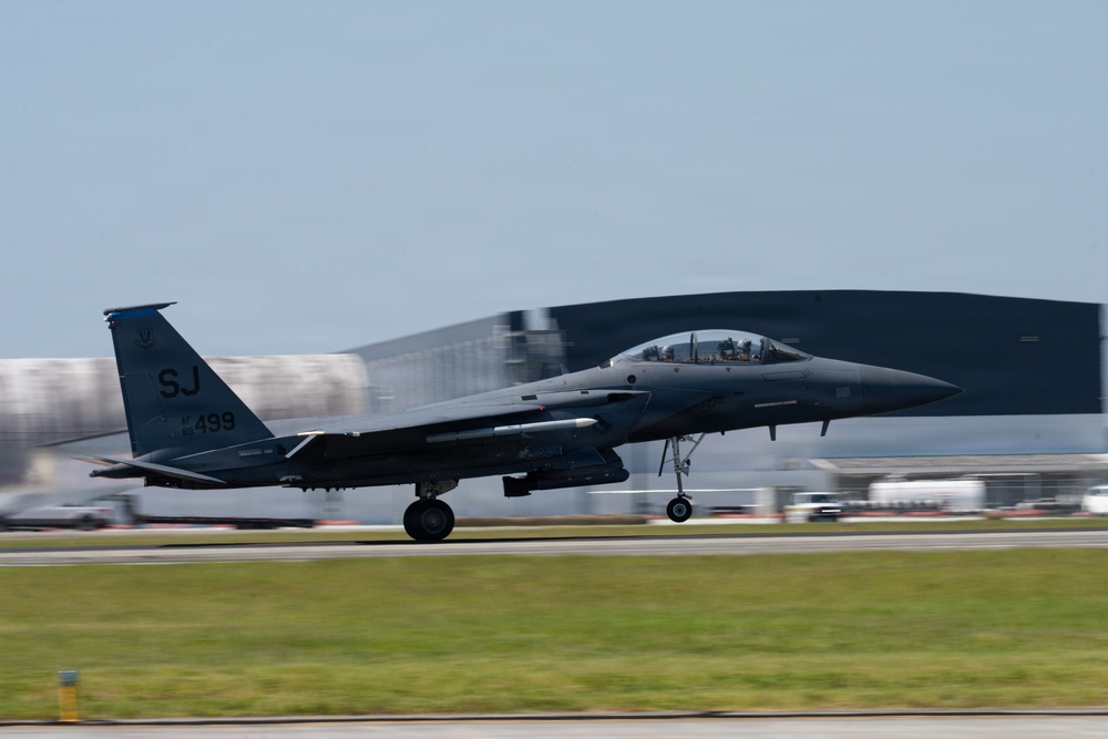 4th Fighter Wing Temporarily Relocates Flight Operations to Savannah