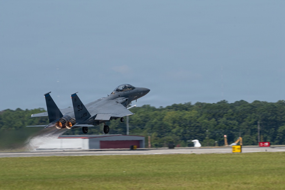 4th Fighter Wing Temporarily Relocates Flight Operations to Savannah