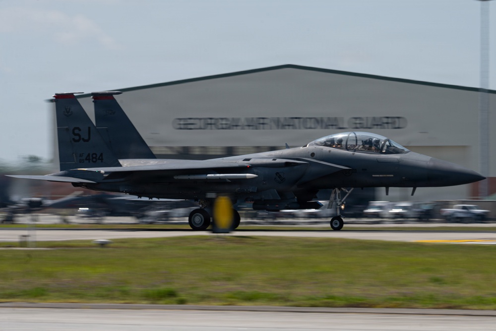 4th Fighter Wing Temporarily Relocates Flight Operations to Savannah