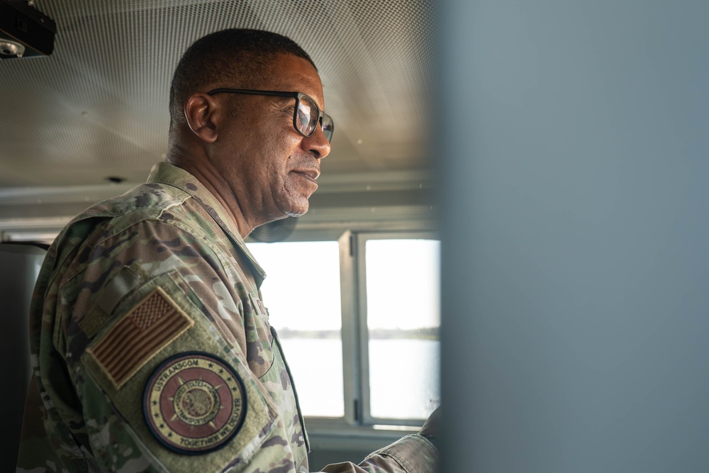 U.S. Transportation Command Leadership visits Joint Base Lindsey Graham - Naval Weapons Station