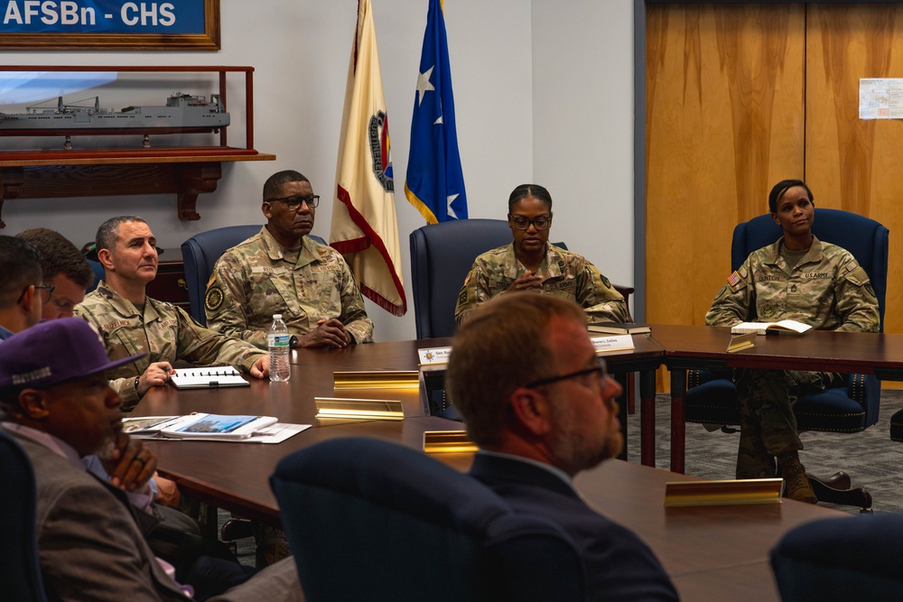 U.S. Transportation Command Leadership visits Joint Base Lindsey Graham - Naval Weapons Station