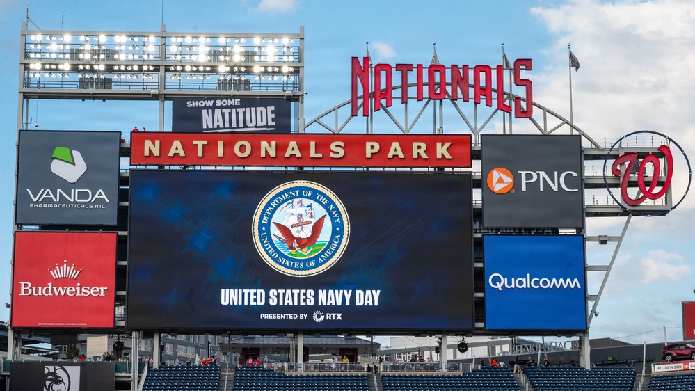 Navy day at Nationals Park