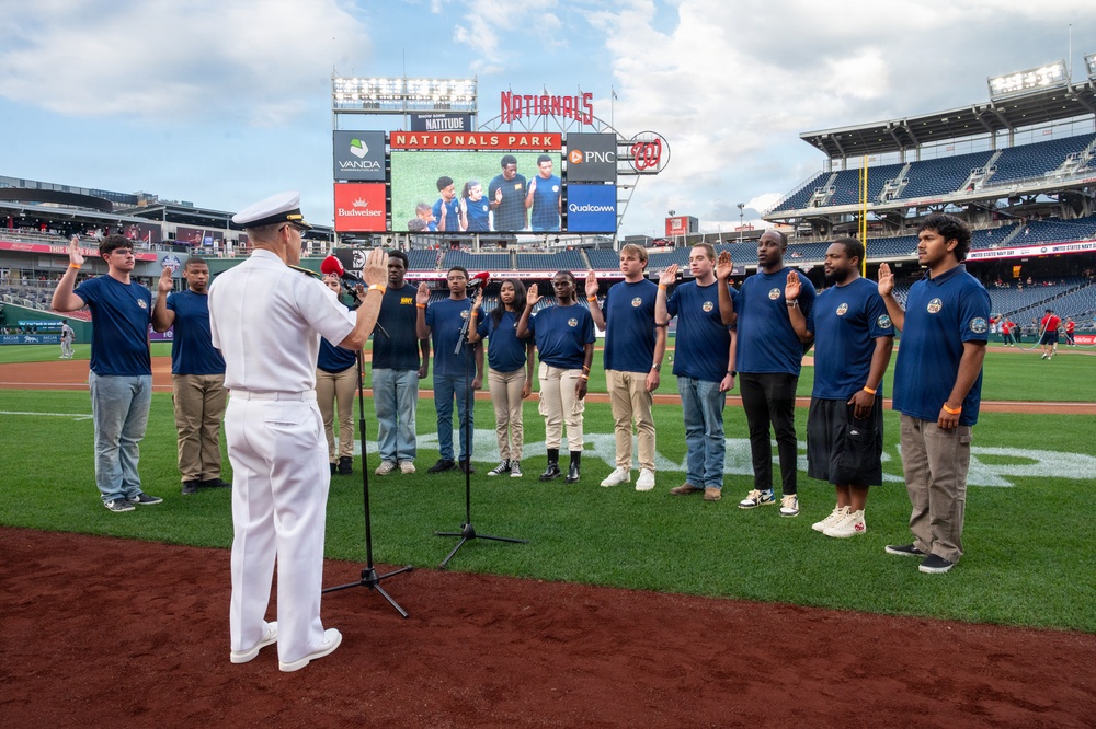 Navy day at Nationals Park