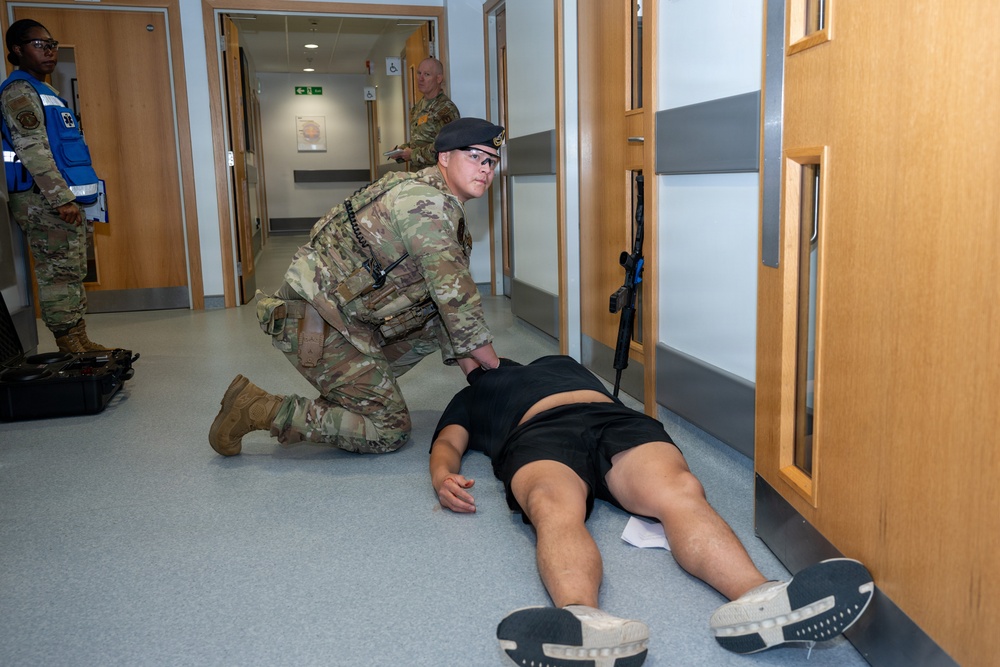 RAF Croughton Conducts Active-Shooter Exercise