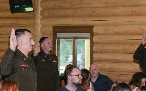 Nine Soldiers Join Warrant Officer Ranks at Camp Atterbury Graduation