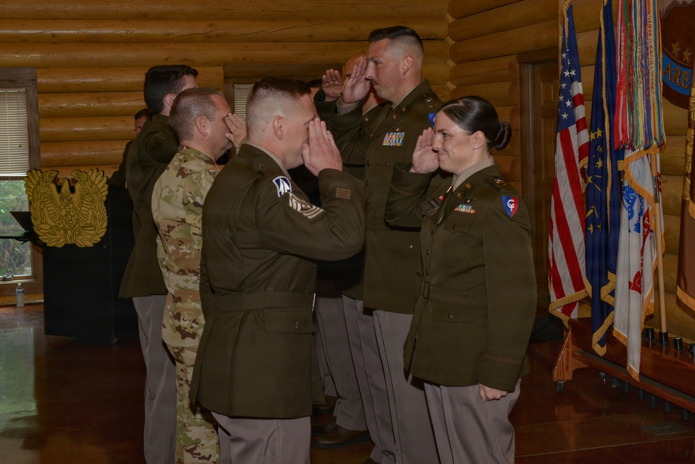 Nine Soldiers Join Warrant Officer Ranks at Camp Atterbury Graduation
