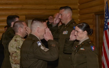 Nine Soldiers Join Warrant Officer Ranks at Camp Atterbury Graduation