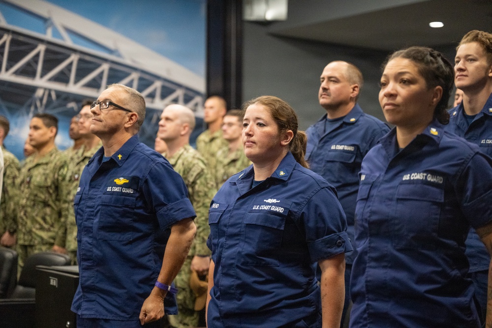 Coast Guard participates in Seattle Seahawks change of command ceremony