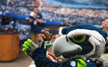 Coast Guard participates in Seattle Seahawks change of command ceremony
