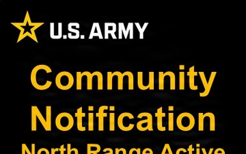 Tooele Army Depot North Range Active Notification Graphic