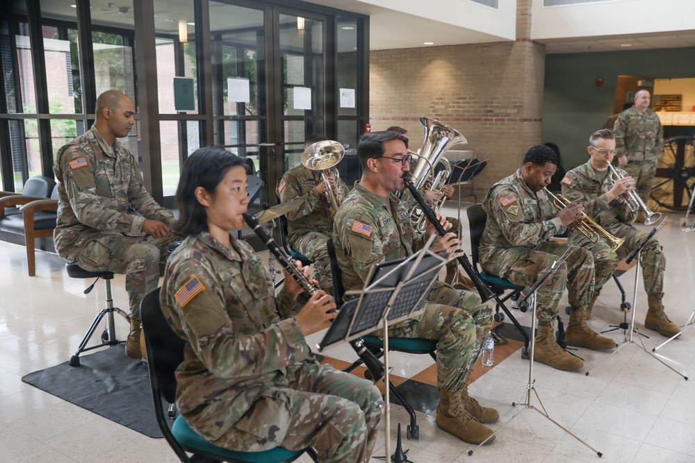NCNG 440th Army Band performs at 139th Regiment Change of Command ceremony