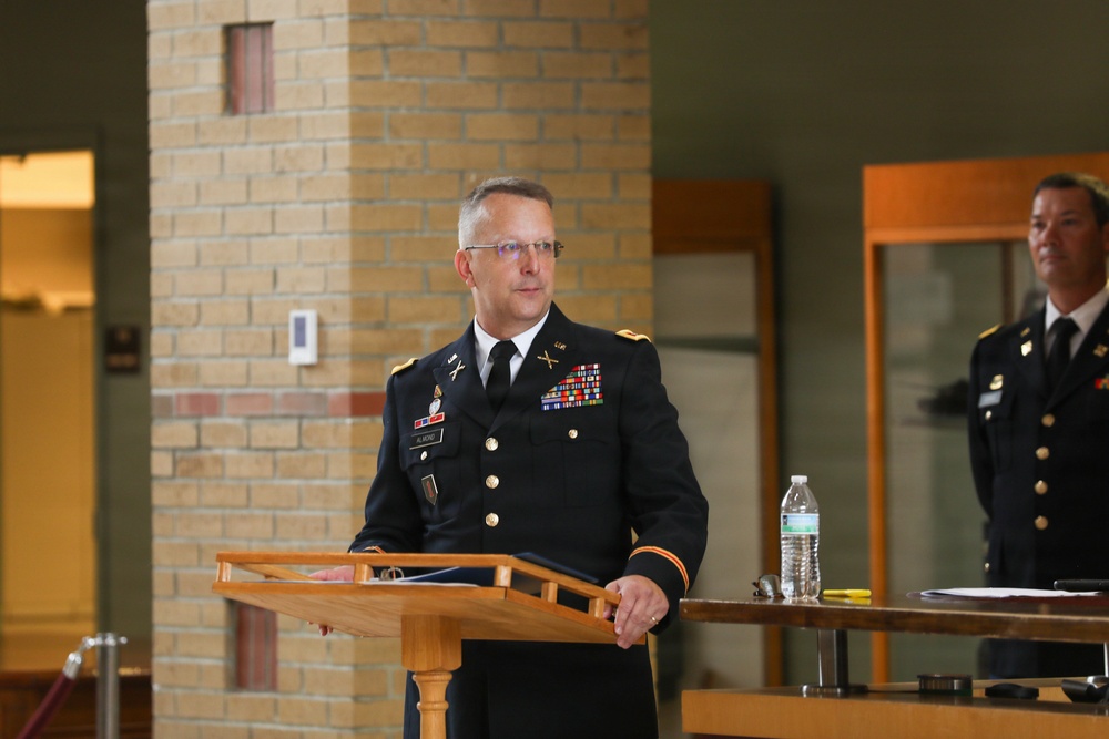 139th Regiment host Change of Command Ceremony