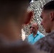 Forward Logistics Element OIC Lieutenant Colonel Medeiros Visits 11th MEU Marines