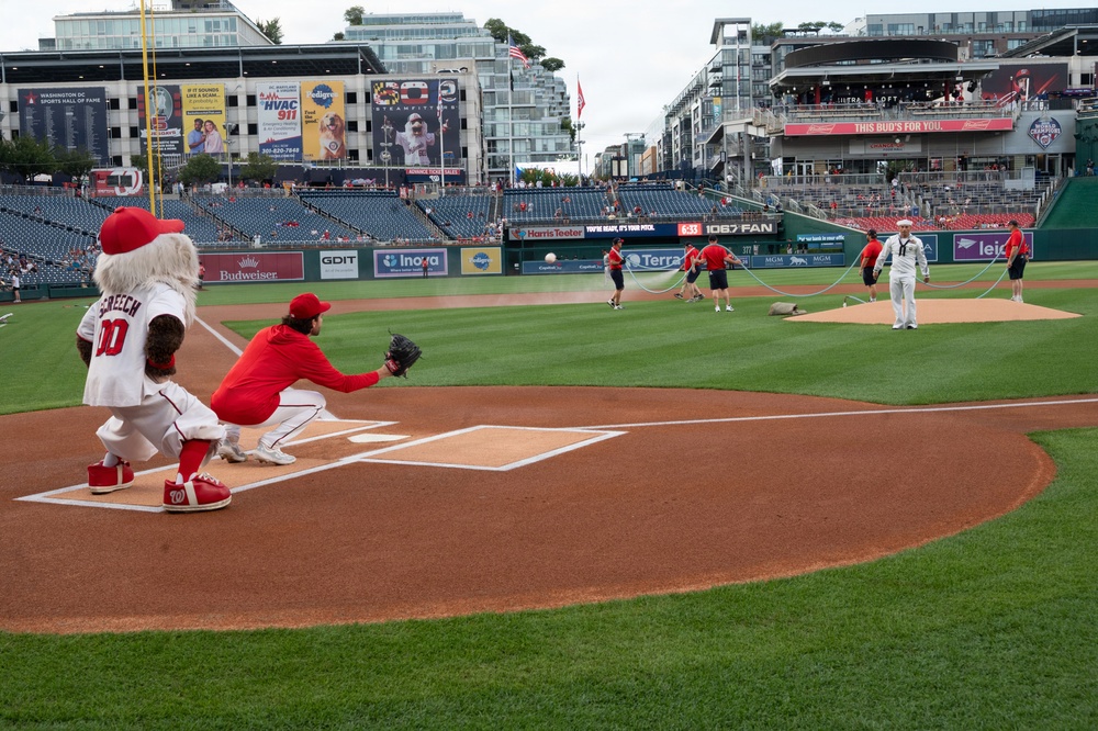 Navy day at Nationals Park