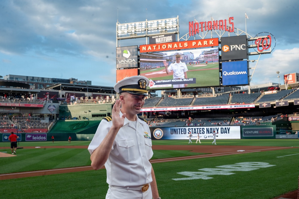 Navy day at Nationals Park
