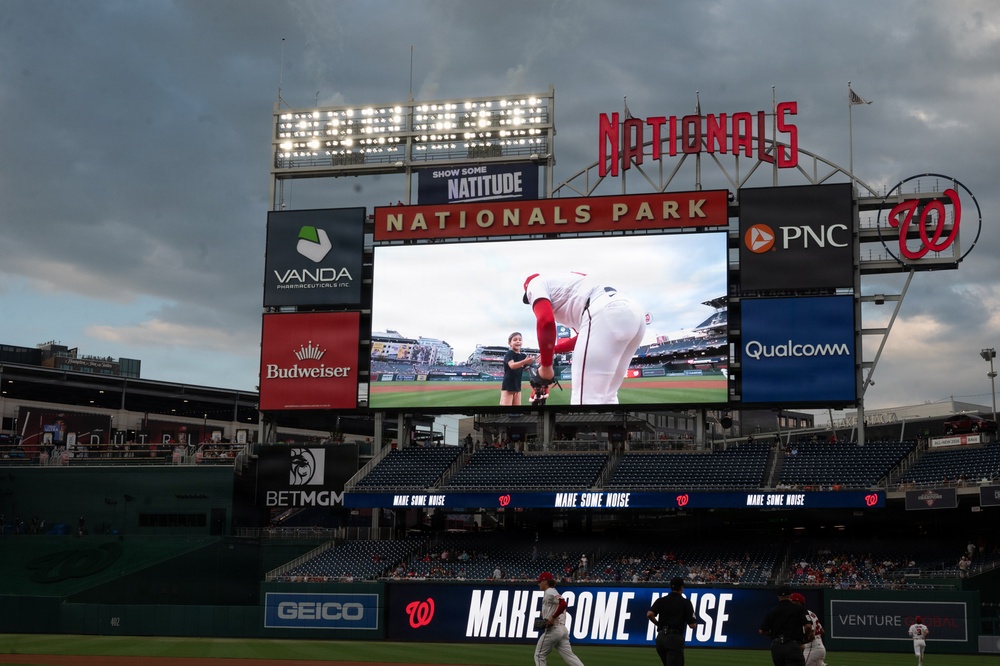 Navy day at Nationals Park