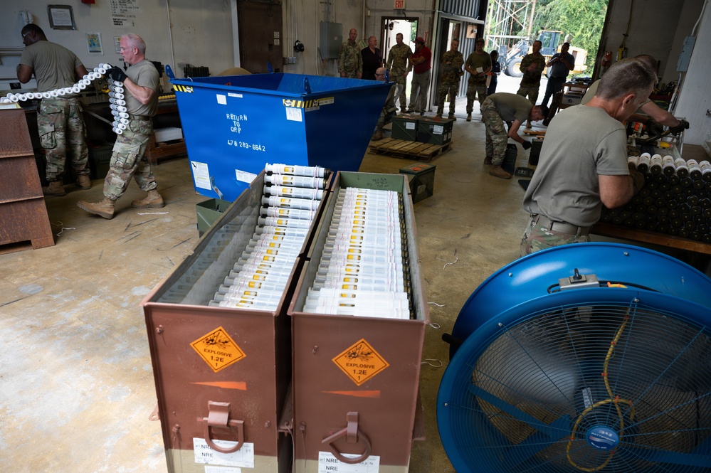 Photo of Airmen with the 116th Munitions Flight