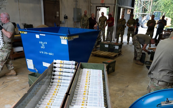 Photo of Airmen with the 116th Munitions Flight