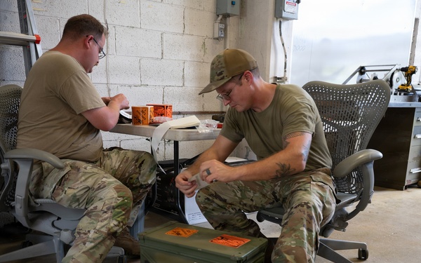 Photo of Airmen with the 116th Munitions Flight