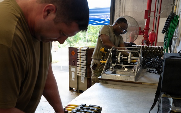 Photo of Airmen with the 116th Munitions Flight