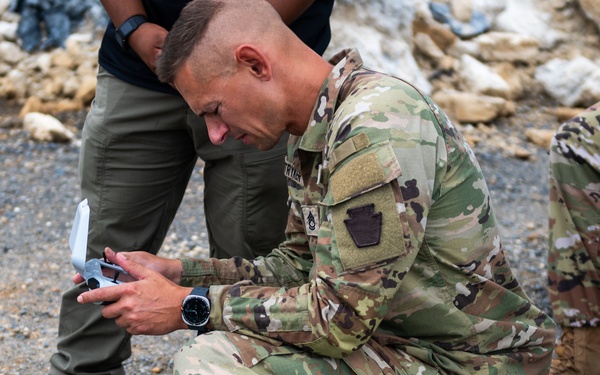 Eyes Above: 56th MBCT Soldiers Train on Short-Range Reconnaissance UAS
