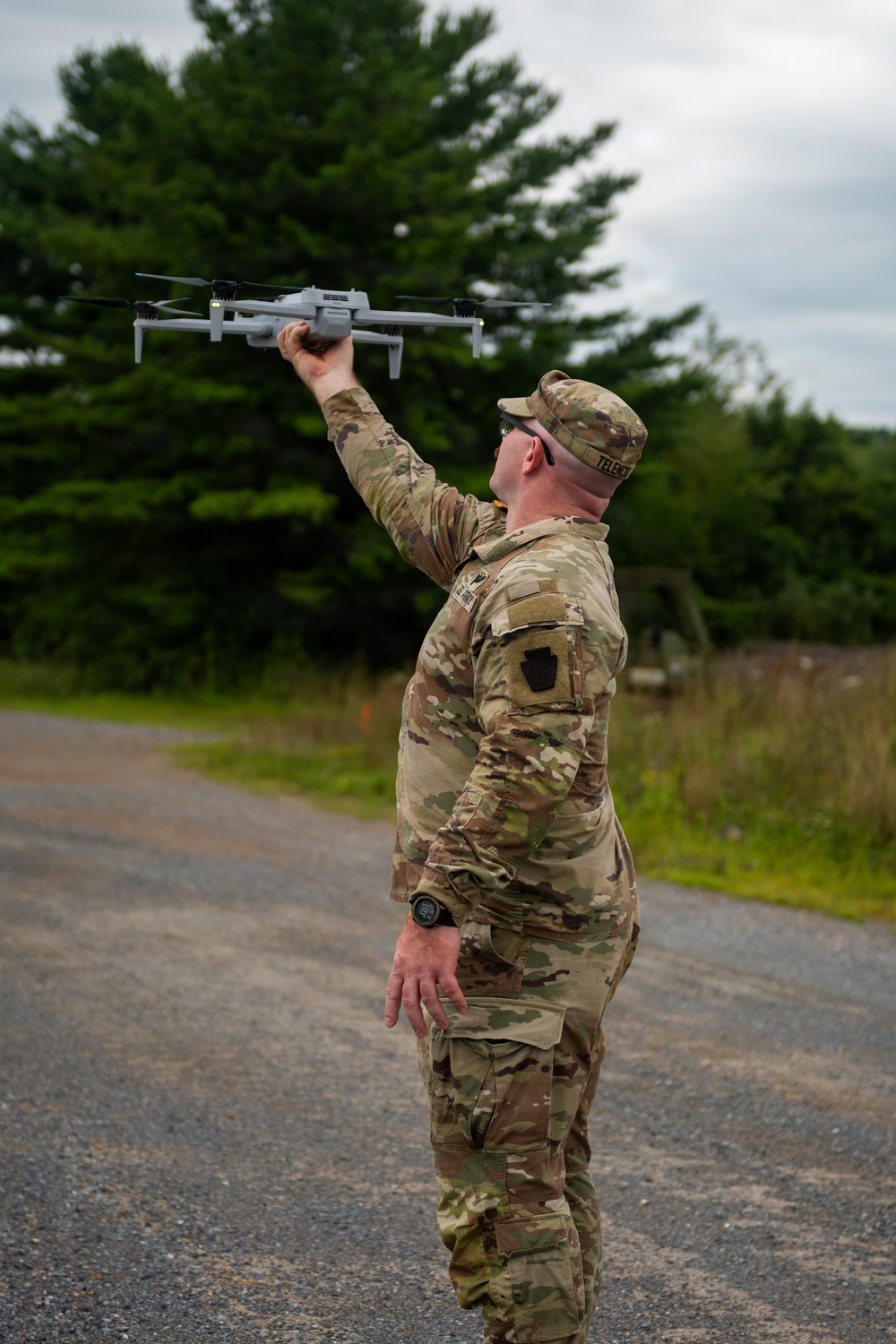 Eyes Above: 56th MBCT Soldiers Train on Short-Range Reconnaissance UAS