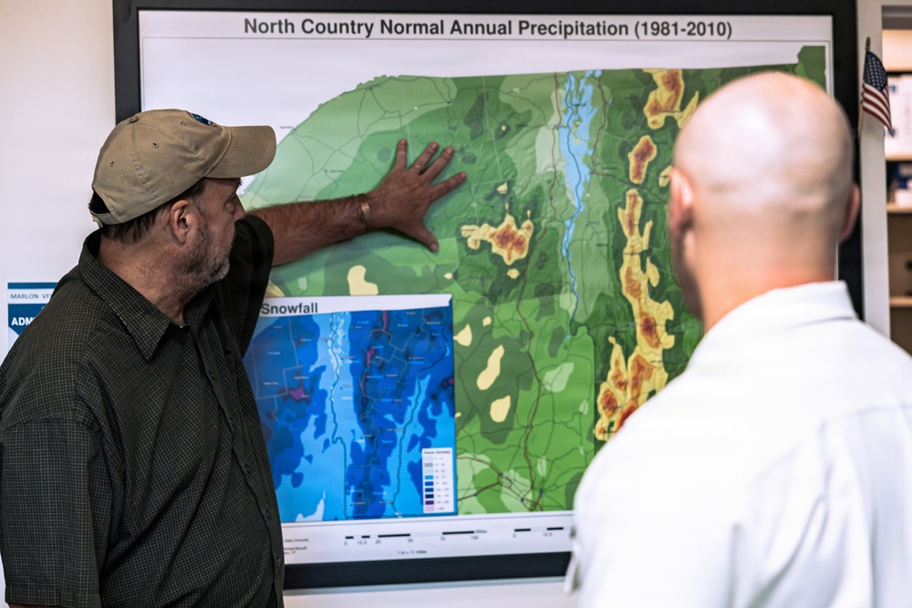 US Sailors Visit the National Weather Service