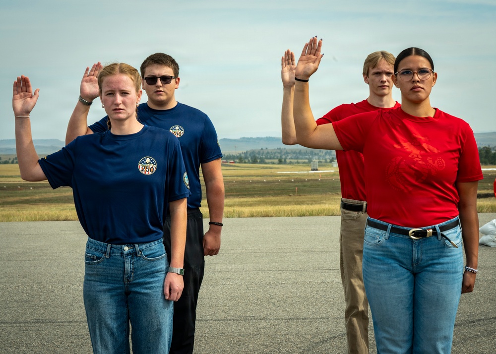 Billings Navy Week Enlistment Ceremony Welcomes the Next Generation of Sailors