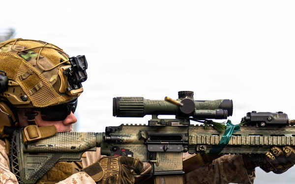 11th MEU Marines, Sailors Conduct Combat Marksmanship Training Aboard USS Boxer