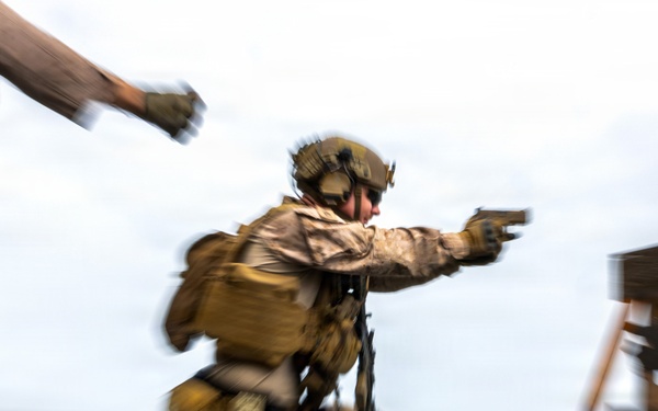 11th MEU Marines, Sailors Conduct Combat Marksmanship Training Aboard USS Boxer