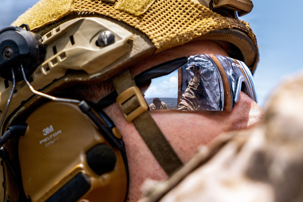 11th MEU Marines, Sailors Conduct Combat Marksmanship Training Aboard USS Boxer