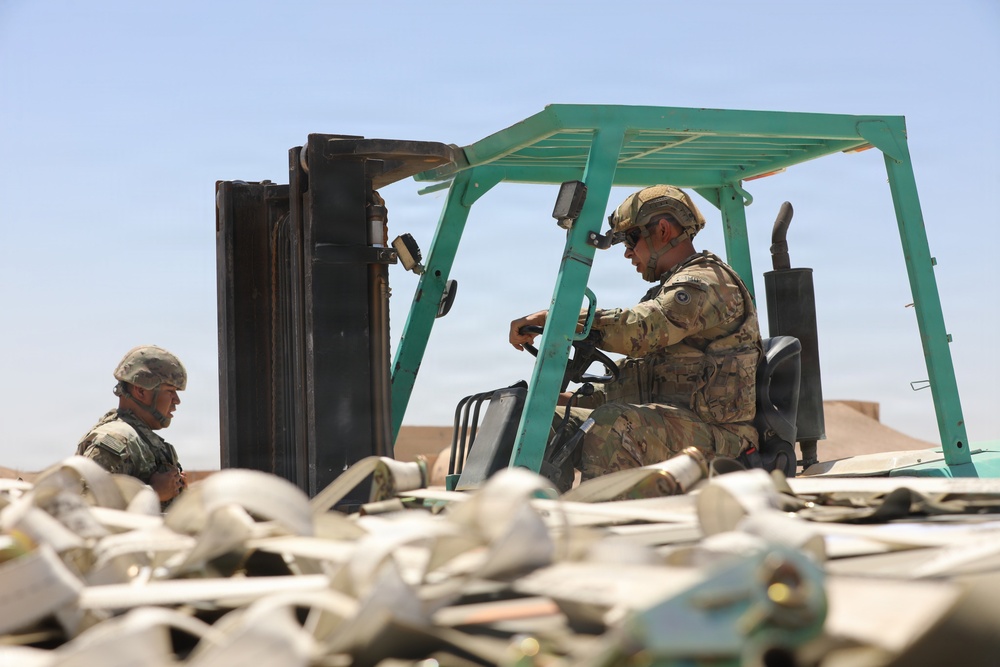 U.S. Army Soldiers Conduct Operations in the Middle East
