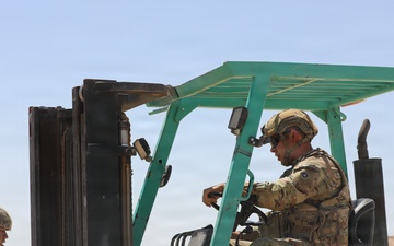 U.S. Army Soldiers Conduct Operations in the Middle East