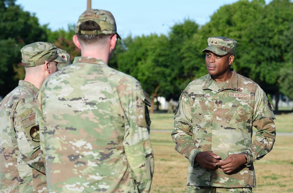 Agile, Lethal, Prepared: Maj. Gen. Collins Engages with Team Keesler