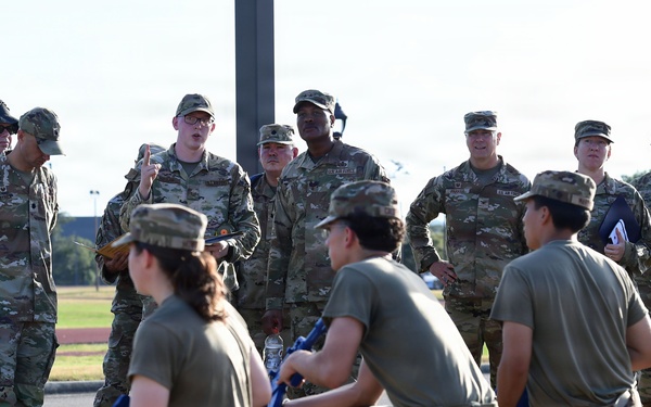 Agile, Lethal, Prepared: Maj. Gen. Collins Engages with Team Keesler
