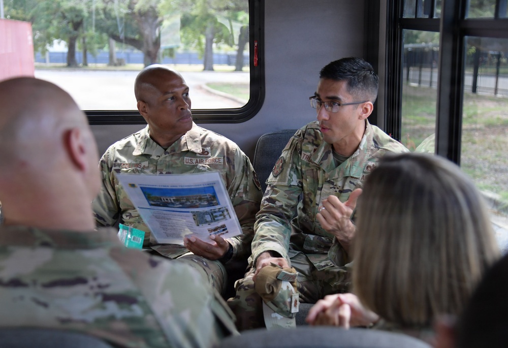 Agile, Lethal, Prepared: Maj. Gen. Collins Engages with Team Keesler