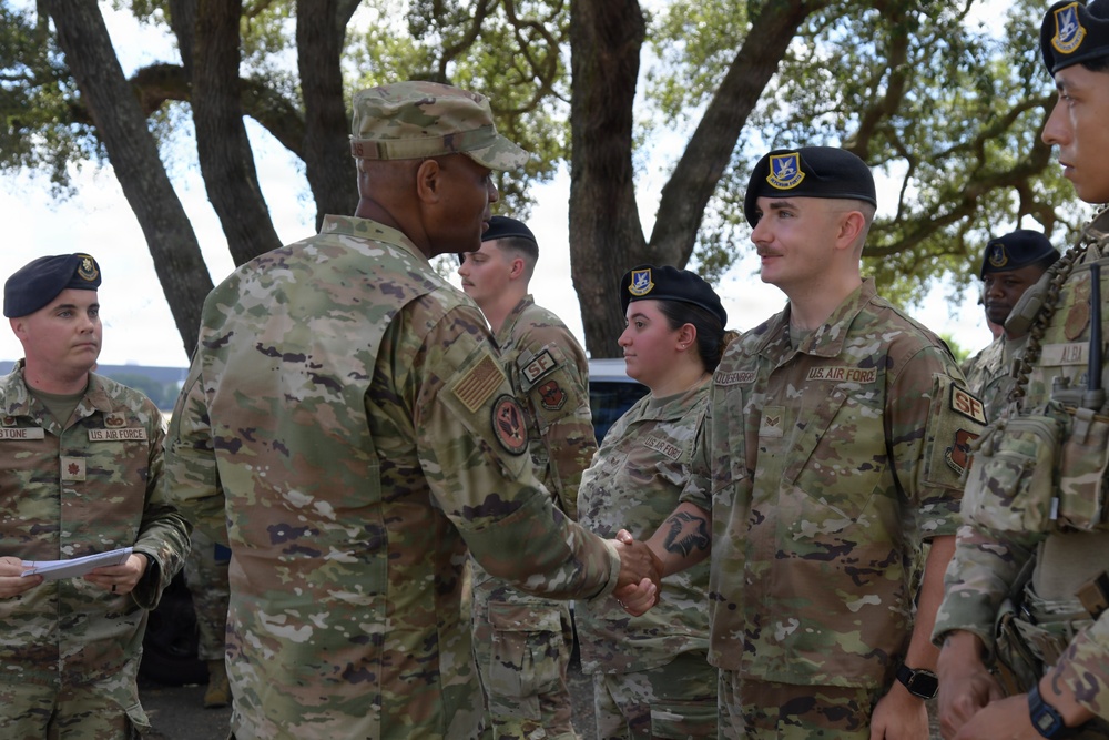 Agile, Lethal, Prepared: Maj. Gen. Collins Engages with Team Keesler