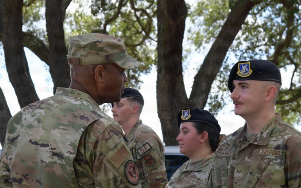Agile, Lethal, Prepared: Maj. Gen. Collins Engages with Team Keesler
