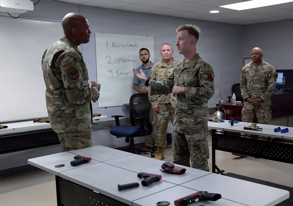 Agile, Lethal, Prepared: Maj. Gen. Collins Engages with Team Keesler