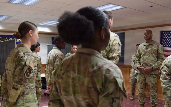 Agile, Lethal, Prepared: Maj. Gen. Collins Engages with Team Keesler