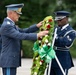 Bulgarian Air Force Commander Maj. Gen. Nikolay Rusev Participates in an Air Force Full Honors Wreath-Laying Ceremony at the Tomb of the Unknown Soldier