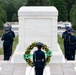 Bulgarian Air Force Commander Maj. Gen. Nikolay Rusev Participates in an Air Force Full Honors Wreath-Laying Ceremony at the Tomb of the Unknown Soldier