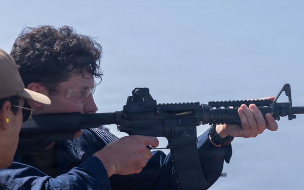 USS Gridley conducts live fire exercise